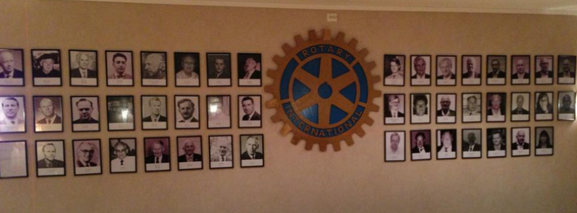 Sokndal Rotary presidentvegg